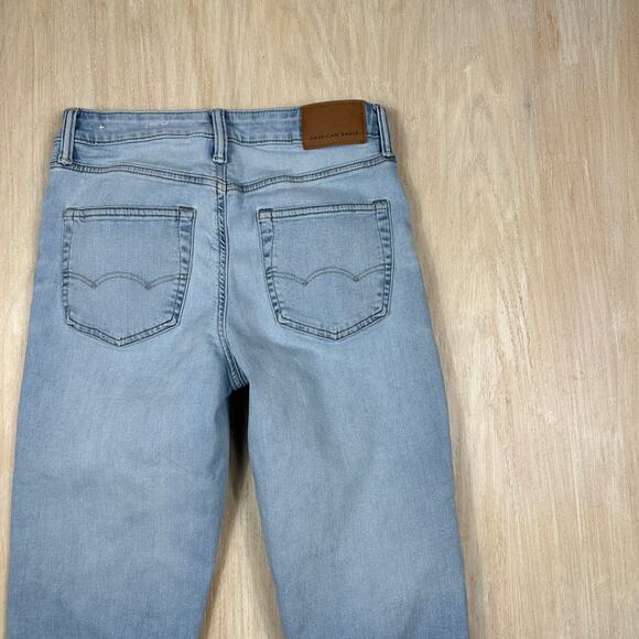 American Eagle Airflex+ Athletic Straight Casual Everyday Denim Jeans 28x30 - Picture 13 of 15